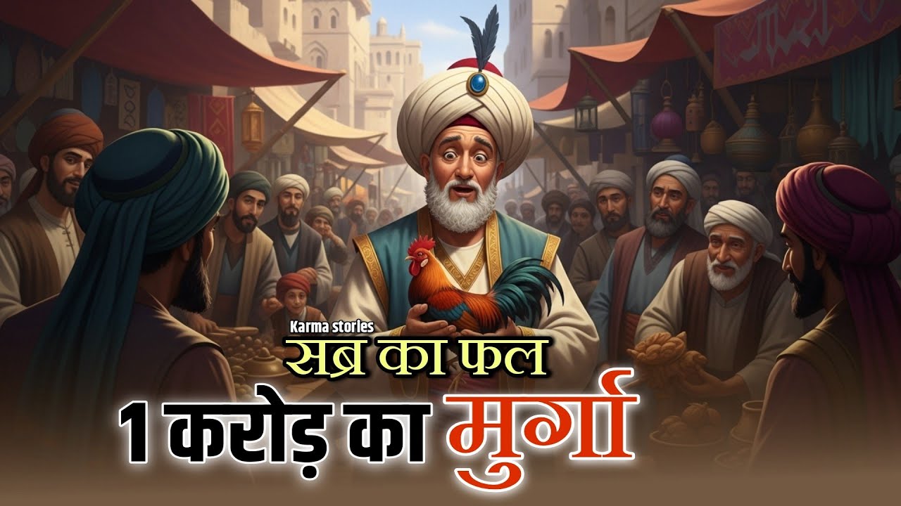 सब्र का फल 1 करोड़ का मुर्गा? 😱 मुल्ला नसीरुद्दीन ने बादशाह को कैसे ठगा? Best Mulla Nasruddin Story