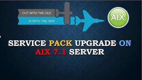 Service Pack Upgrade on AIX 7.1 Server