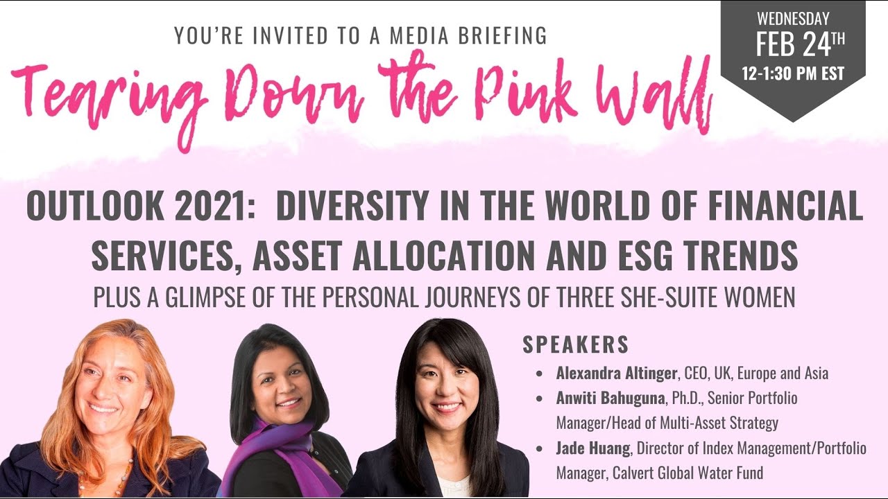 OUTLOOK 2021: DIVERSITY IN THE WORLD OF FINANCIAL SERVICES, ASSET ALLOCATION AND ESG TRENDS