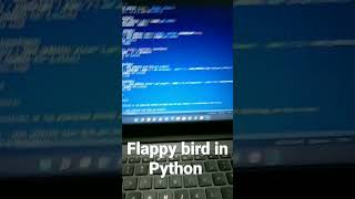 Flappy bird in Python #python #pygamer #pygame #flappybird #flappy_bird #shorts #viralshorts #viral