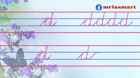 Cursive d | Precise Formation | Merryland Academy Digital Classroom