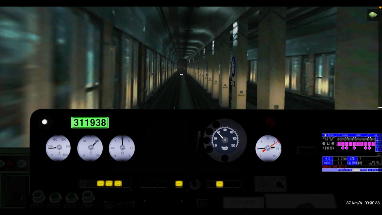 Train simulator BVE5 South Korea Cheongnyangni Subway Line ...