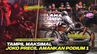 JOKO PRECIL MELESAT MENJADI YANG TERCEPAT || FINAL HEREX 300 CC OPEN AF DRAGBIKE SUMENEP