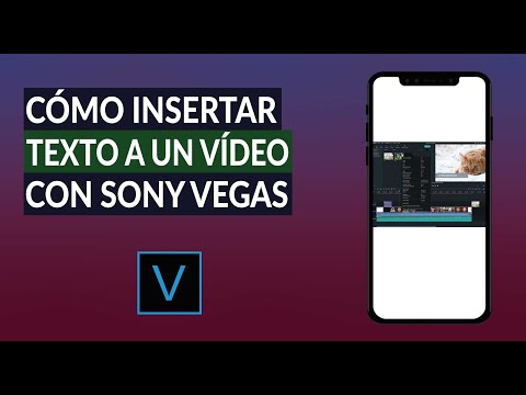 Cómo Añadir o Insertar Texto o Títulos a un Vídeo con Sony Vegas