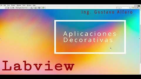 Labview inicio botones decorativos