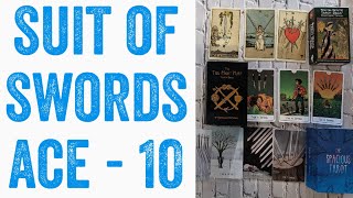 Discussing My Favorite Tarot Suit: SWORDS ⚔️
Who knew such a cutthroat, harsh suit could be my favorite in tarot! In this video, I take a dive into the suit of swords with three tarot decks and give my thoughts on this cold suit. What do YOU think about the suit of swords?
More videos in this series:
Suit of Wands: https://youtu.be/fi_RqIvTUZw
Suit of Pentacles: https://youtu.be/KJW9WwGQtjY
Suit of Cups: https://youtu.be/M5neQlGRMjM
For more information on me, visit https://linktr.ee/tarotbythepines
Be sure to follow me on Instagram @TarotbythePines Discussing My Favorite Tarot Suit: SWORDS ⚔️