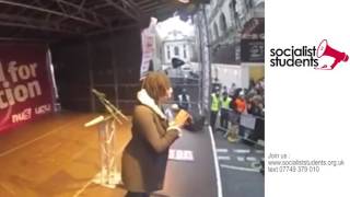 Darletta Scruggs Speaks At Nus United For Education March