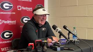 Kirby Smart recaps Georgia's record-tying win over Tennessee, big day for Carson Beck, Dillon Bell