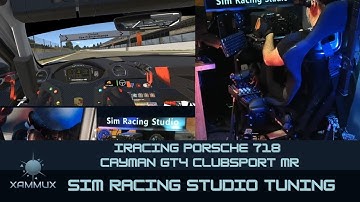 iRacing: Porsche 718 Cayman GT4 Clubsport MR / Sim Racing Studio Tuning / DOF Reality P6