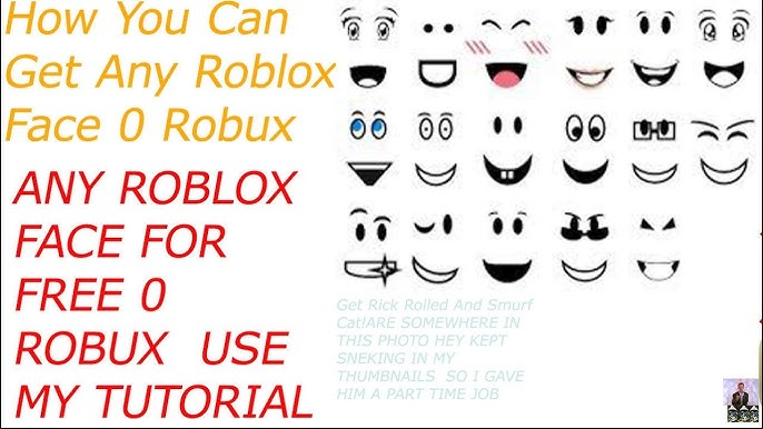 HOW TO GET FREE FACES ON ROBLOX! (WORKING) 