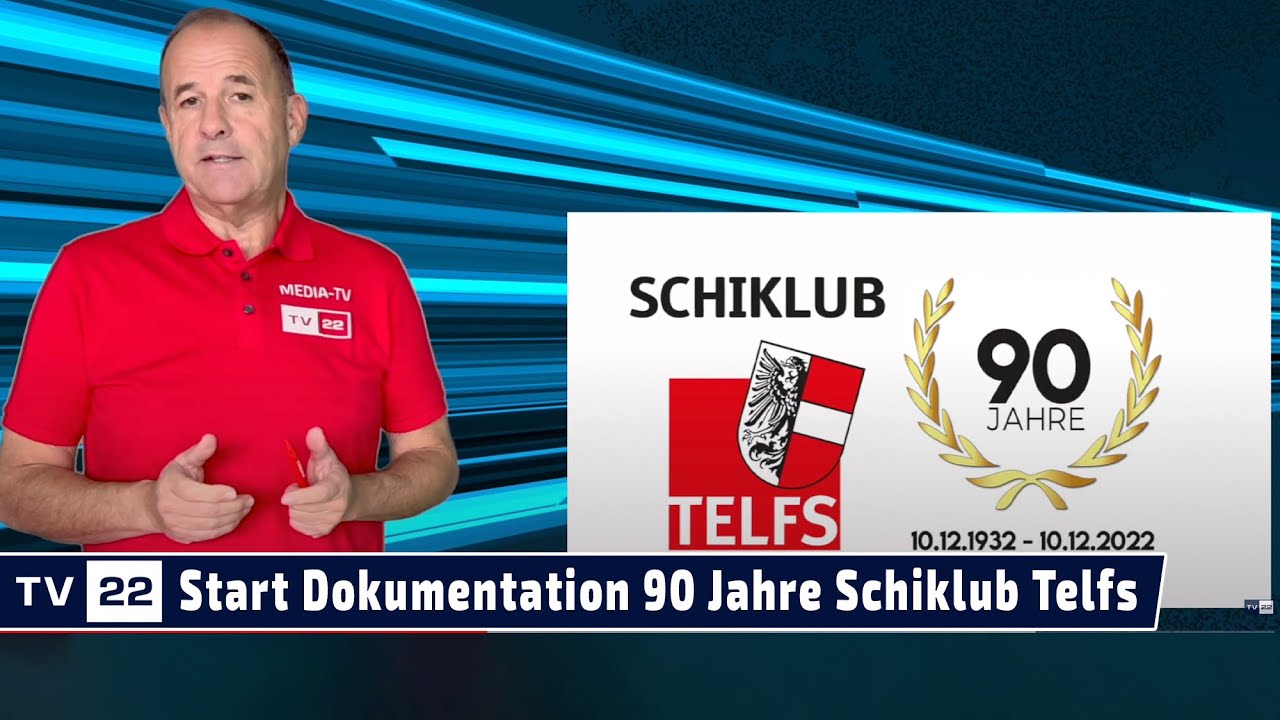 Ankündigung Video-Dokumentation 90 Jahre Schiklub Telfs - neue Videos immer Freitags um 18 Uhr