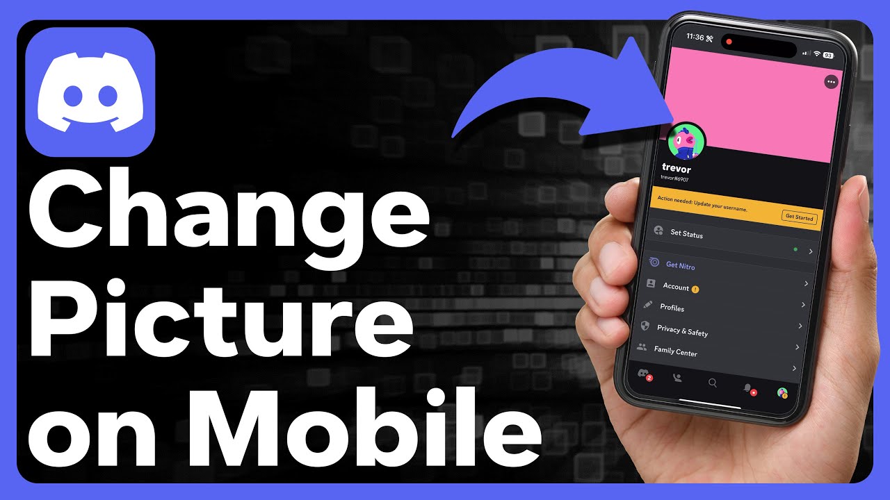 How To Change Discord Profile Picture On Mobile - YouTube