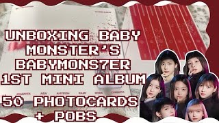 Download lagu Unboxing BABYMONSTER’S 1st Mini Album [BABYMONS7ER] | Kpop Album Unboxing|