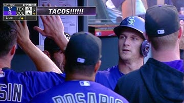 TEX@COL: Blackmon grounds RBI single to center