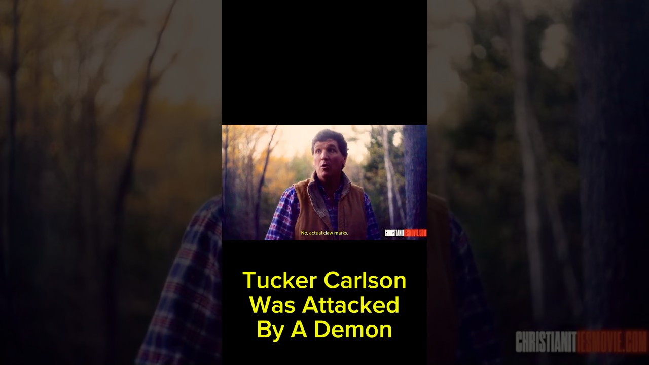 Tucker Carlson was PHYSICALLY ATTACKED by a Demon!