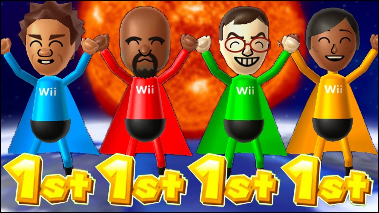 Wii Party MiniGames - Player Vs Matt Vs Hiromasa Vs Sakura (4