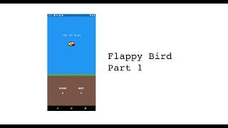 Flappy Bird Flutter - Part-1
