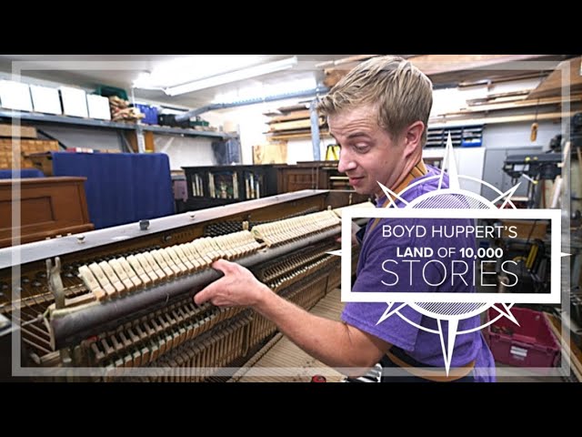 Millennial saves century-old high-tech: player pianos - YouTube