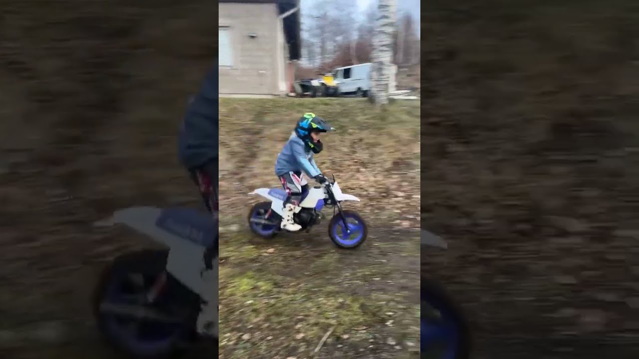 Tick Boom Yamaha Motorcross Cross Gasgas Kidsvideo 4yearsold 4years Funny Sweden