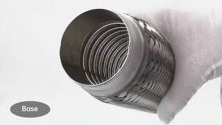 What’s the difference of the exhaust flexible pipe different types