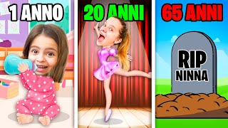 NINNA VIVE 100 ANNI DI VITA IN UN GIORNO!☠️ Dalla VITA alla MORTE 100 *Years Life simulator* screenshot 5