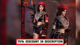 #IN STOCK FLAGSET FS-73048 1/6 Red Alert Soviet Sniper Action Figure 12'' Female Soldier Action Fig