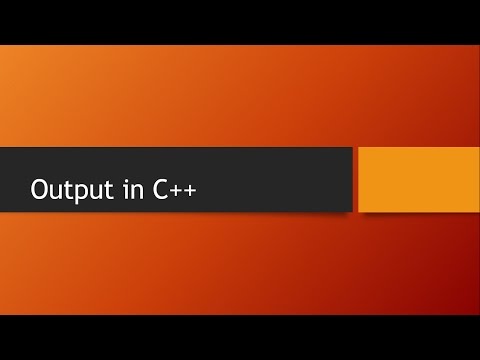 Output in C++ (Lecture 06) Urdu | Hindi Tutorial