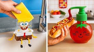 MINI CUTE CRAFTS ✨ Sponge Bob Edition 😍 Easy, Simple & So COOL! | Slick Slime Sam’s Maker World screenshot 4