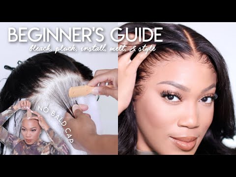 Lace wig installation duo for laying down a frontal or lace front wig.  Click for step by step on how to appl…