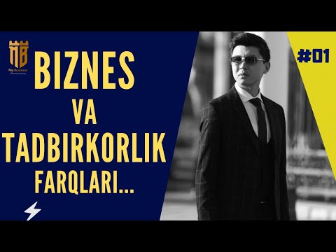 Video: Biznes va tadbirkorlik asoslari