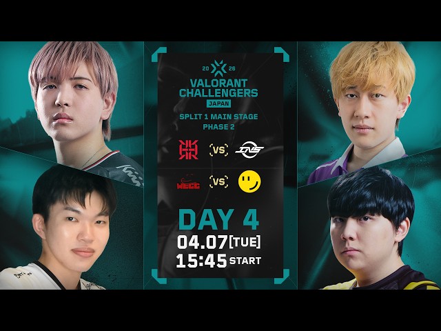 VALORANT Challengers Japan 2026 Split 1 Main Stage Phase 2 Day 4