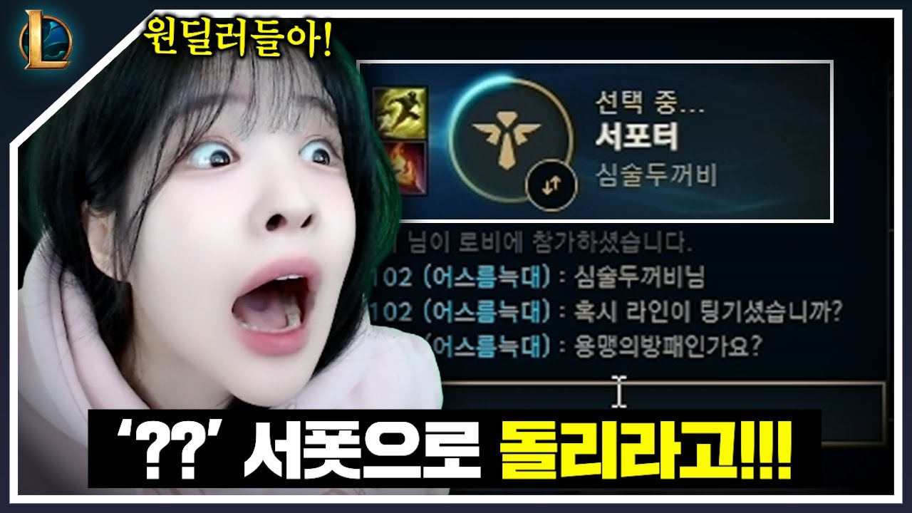 결국 원딜러들 때문에 사탄 들린 해기?