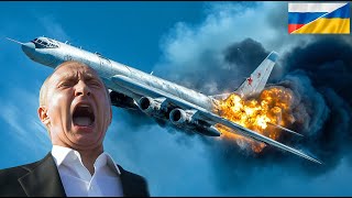 17 minutes ago! Five Russian Tu-95 bombers were destroyed by NATO and UKRAINE