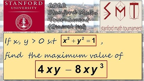 Can you solve using AM-GM inequality? (Stanford Math Tournament 2022)