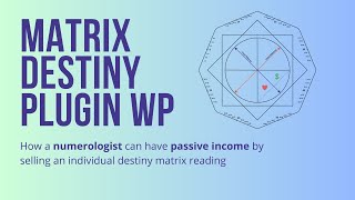 How to use matrix destiny chart calculator plugin