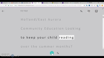PDF Immersive Reader OneNote