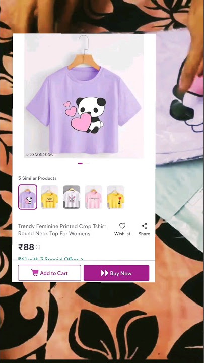 Meesho😱😲₹88price girls t-shirt#youtube #short videos