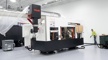 Delivery of a new Mazak CNC Machine | KEB America