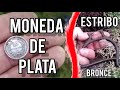 ENCUENTRO  MONEDA DE PLATA con mi DETECTOR de METALES