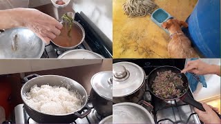 LA BANDERA DOMINICANA ARROZ BLANCO HABICHUELAS Y CARNES - APRENDIENDO CON LA DOÑA | PARTE 3