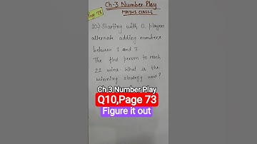 Q10,Page 73 Figure it out Chapter 3 Number Play Maths Ganita Prakash Class 6 CBSE NCERT #newsyllabus