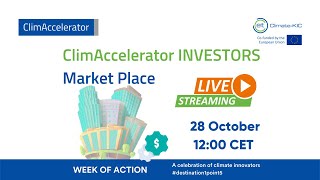 28 October, 12:00 & 13:00 CET | ClimAccelerator Sessions