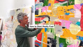 How to Start a Painting in 1 Hour: The Fast Energy Technique That Actually Works