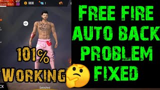 free fire auto back problem thik kaise kre