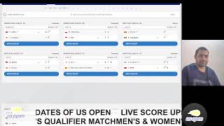 REVIEWS OF US OPEN 2025 || LIVE 21ST AUG MEN'S & WOMEN'S ALL QUALIFIER MATCH OF US OPEN