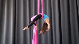 French Back Balance into Salto Drop with Aerial Physique