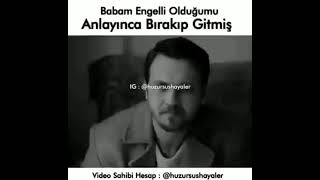 Çukur - Babam engelli Olduğumu Anlayınca Bırakıp Gitmiş (Milyonlarca insanı ağlatan sahne)