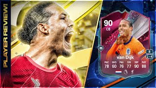 ABSOLUTE BEAST!!!!! FESTIVAL OF FOOTBALL CAPTAIN 90 RATED VIRGIL VAN DIJK PLAYER REVIEW - EA FC26