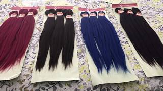 AS YOU REQUESTED SOME BEAUTIFUL OUTRE X-PRESSION BRAIDING HAIR COLORS COME SEE!!