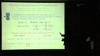 27 A higher gradient non local model for dense granular flows  by Prabhu Nott